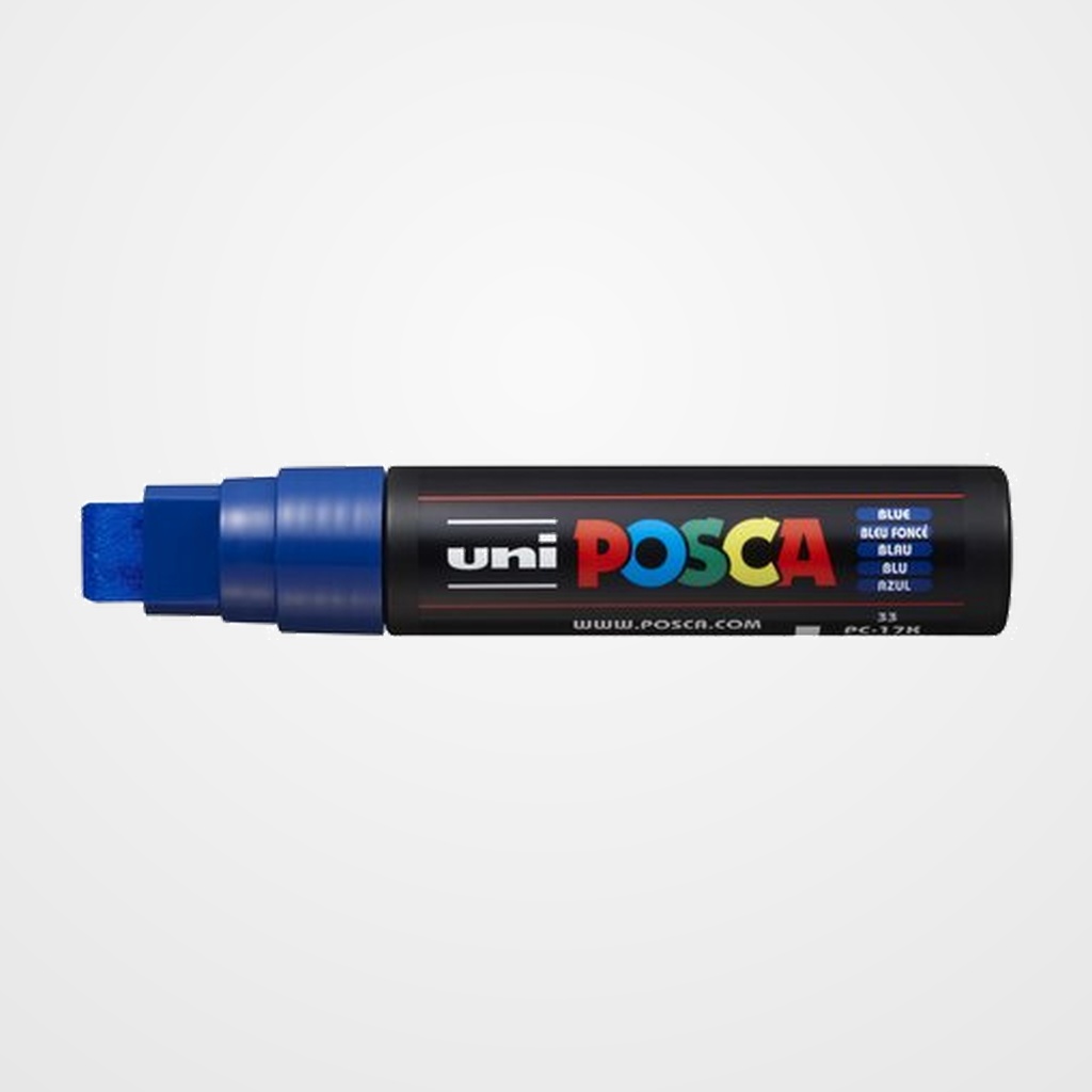 MARCADOR T.OPACA NO PERM. UNI POSCA 15,0 (PC-17K) AZUL