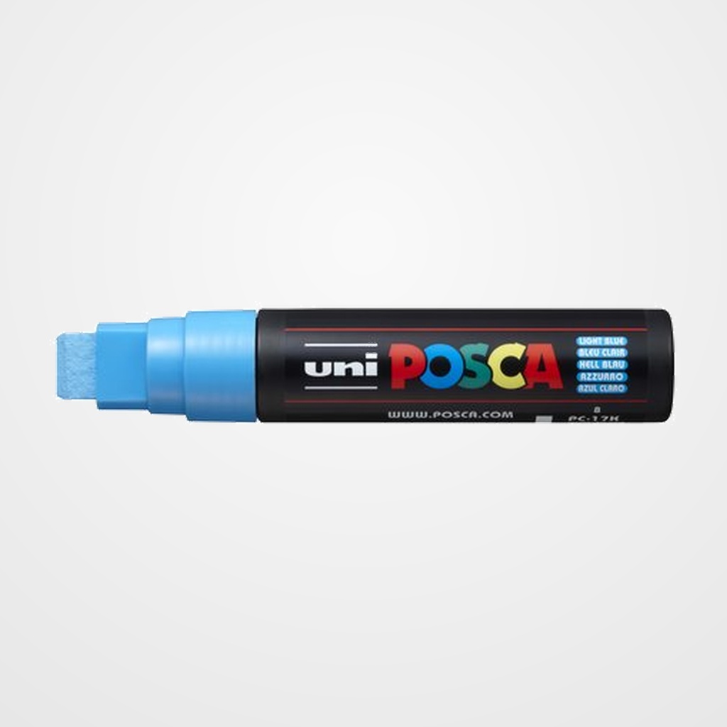 MARCADOR T.OPACA NO PERM. UNI POSCA 15,0 (PC-17K) AZUL CLARO