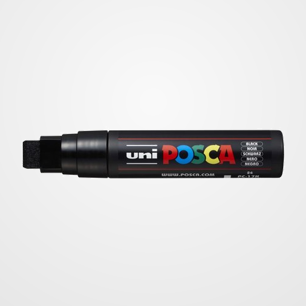 MARCADOR T.OPACA NO PERM. UNI POSCA 15,0 (PC-17K) NEGRO