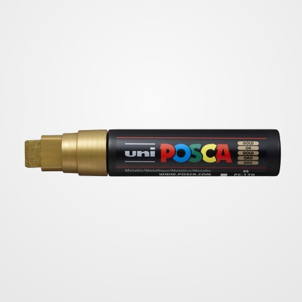 MARCADOR T.OPACA NO PERM. UNI POSCA 15,0 (PC-17K) ORO