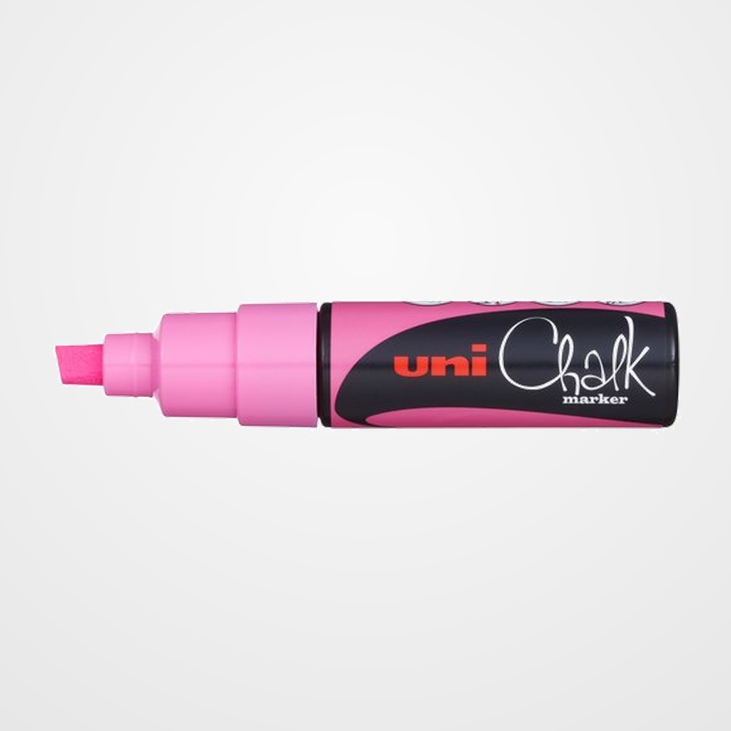 MARCADOR TIZA LIQUIDA UNI-BALL CHALK MARKER (PWE-8K) 8.0 mm ROSA