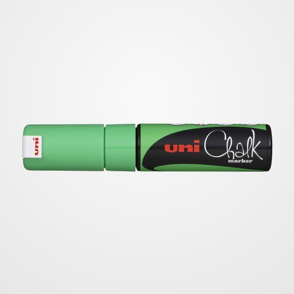 MARCADOR TIZA LIQUIDA UNI-BALL CHALK MARKER (PWE-8K) 8.0 mm VERDE