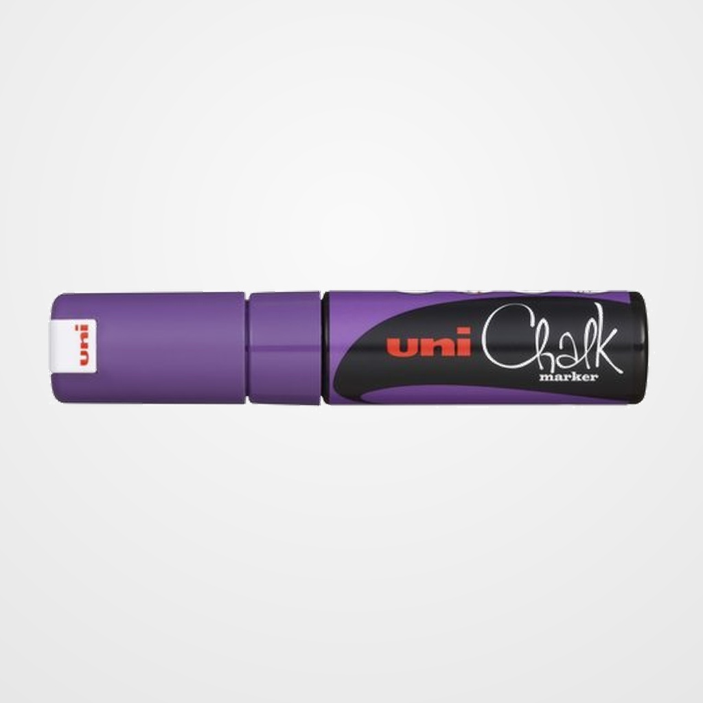 MARCADOR TIZA LIQUIDA UNI-BALL CHALK MARKER (PWE-8K) 8.0 mm VIOLETA
