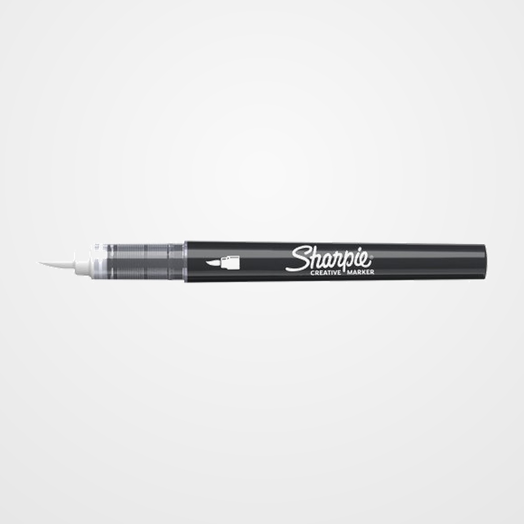 ROTULADOR SHARPIE CREATIVE ACRYLIC PUNTA PINCEL BLANCO