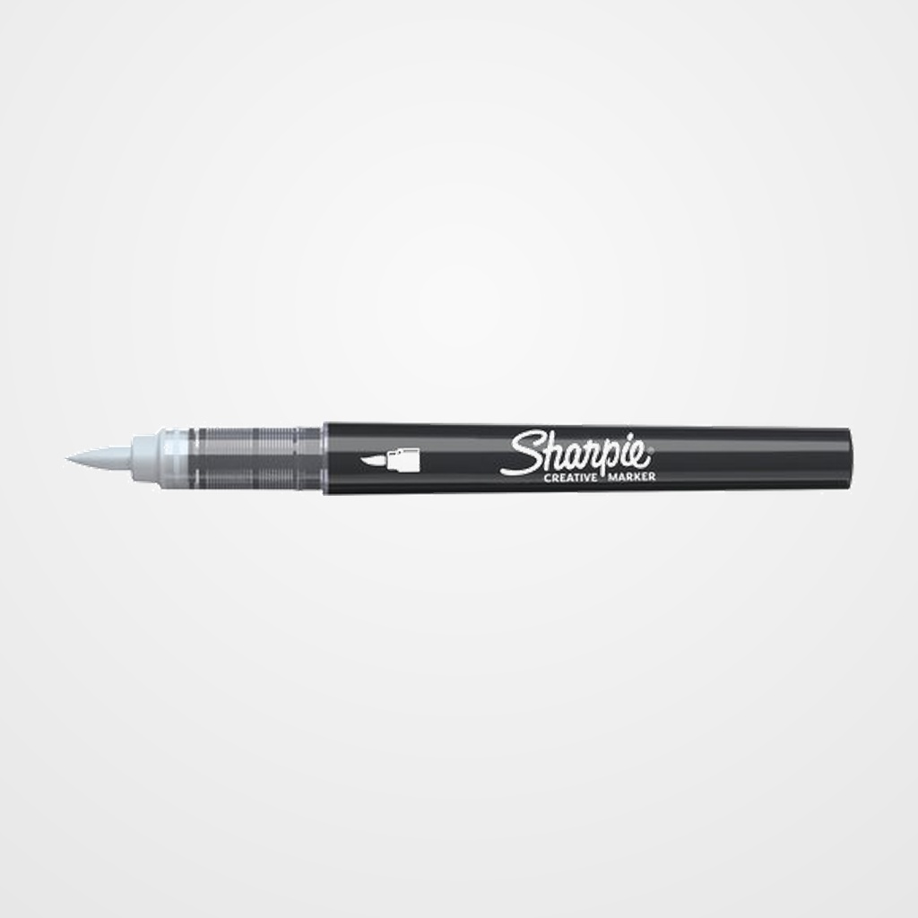 ROTULADOR SHARPIE CREATIVE ACRYLIC PUNTA PINCEL GRIS