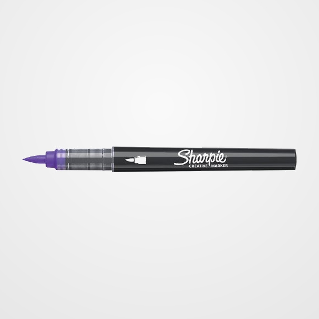 ROTULADOR SHARPIE CREATIVE ACRYLIC PUNTA PINCEL LILA