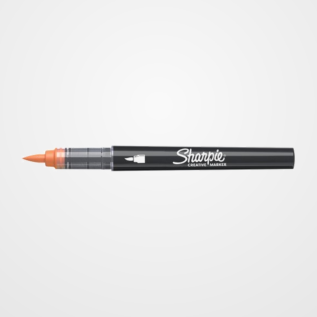 ROTULADOR SHARPIE CREATIVE ACRYLIC PUNTA PINCEL NARANJA