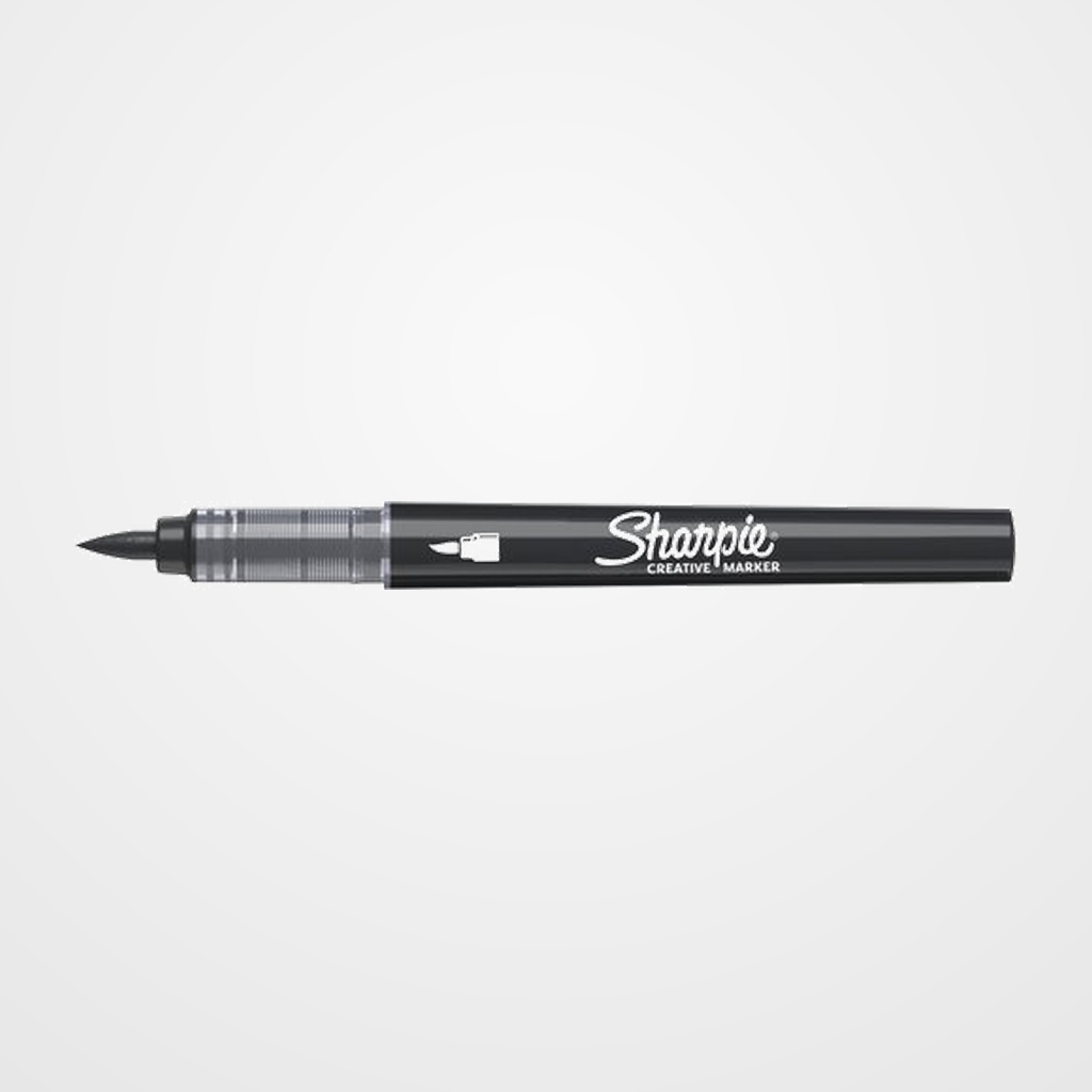 ROTULADOR SHARPIE CREATIVE ACRYLIC PUNTA PINCEL NEGRO