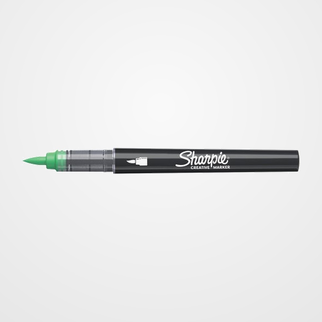 ROTULADOR SHARPIE CREATIVE ACRYLIC PUNTA PINCEL VERDE