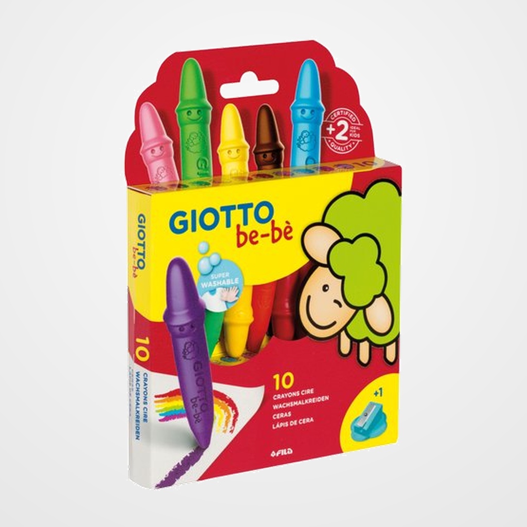 CERAS GIOTTO BEBE C/10+AFILALAPIZ