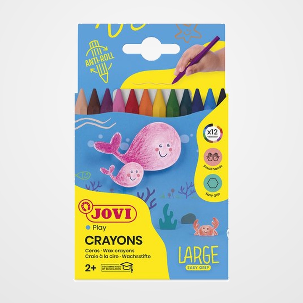 CERAS JOVI HEXAGONAL ESTUCHE DE 12