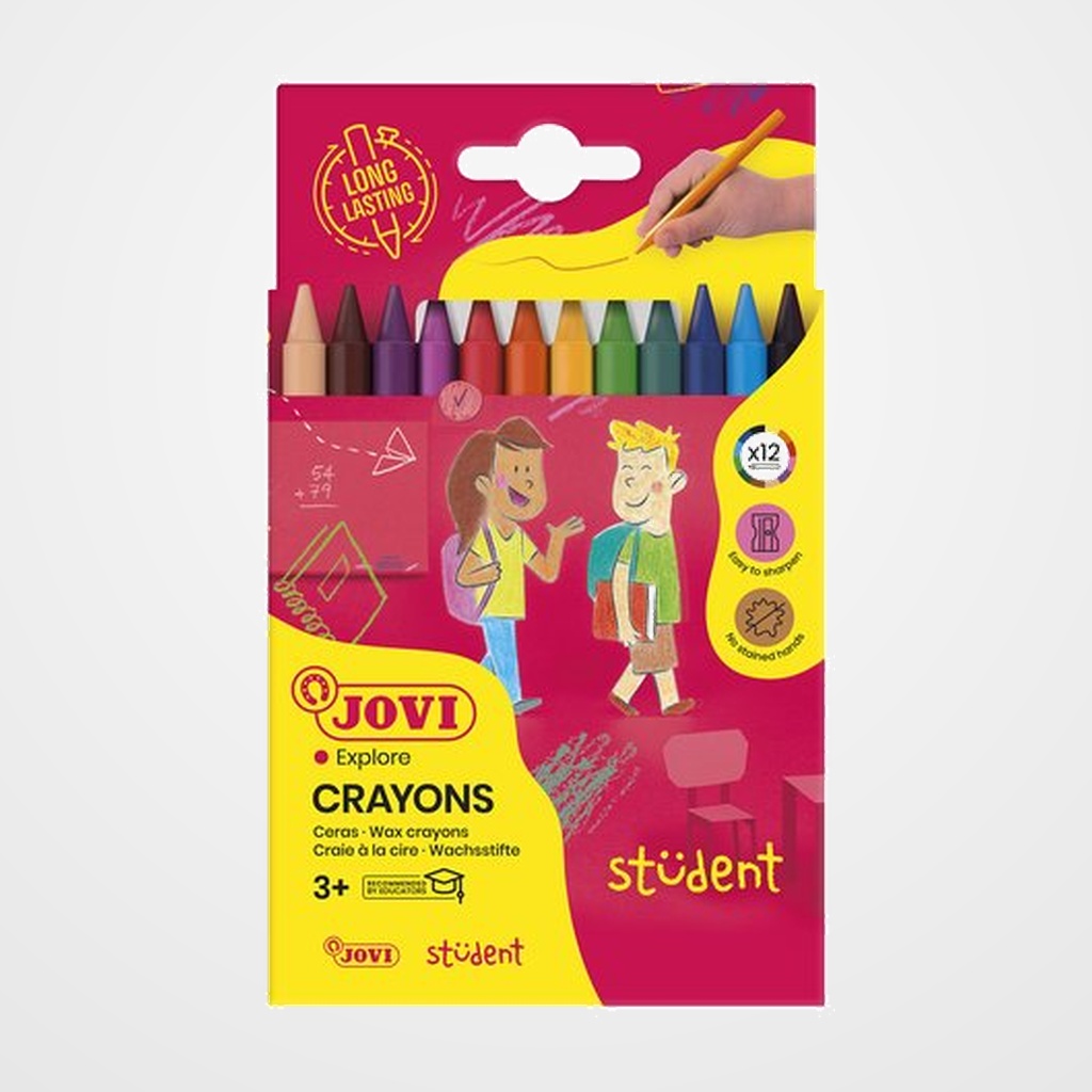 CERAS JOVI PLASTICOLOR ESTUCHE DE 12