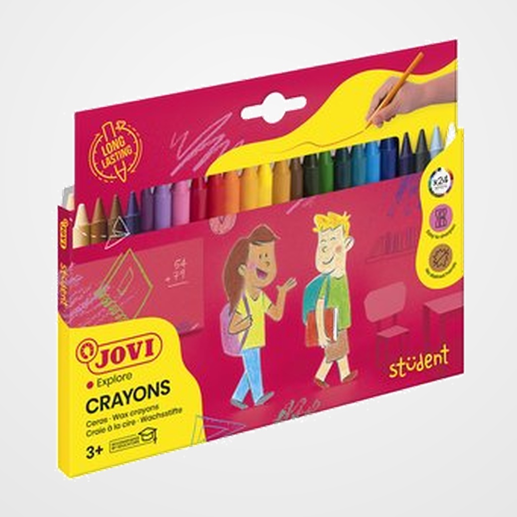 CERAS JOVI PLASTICOLOR ESTUCHE DE 24