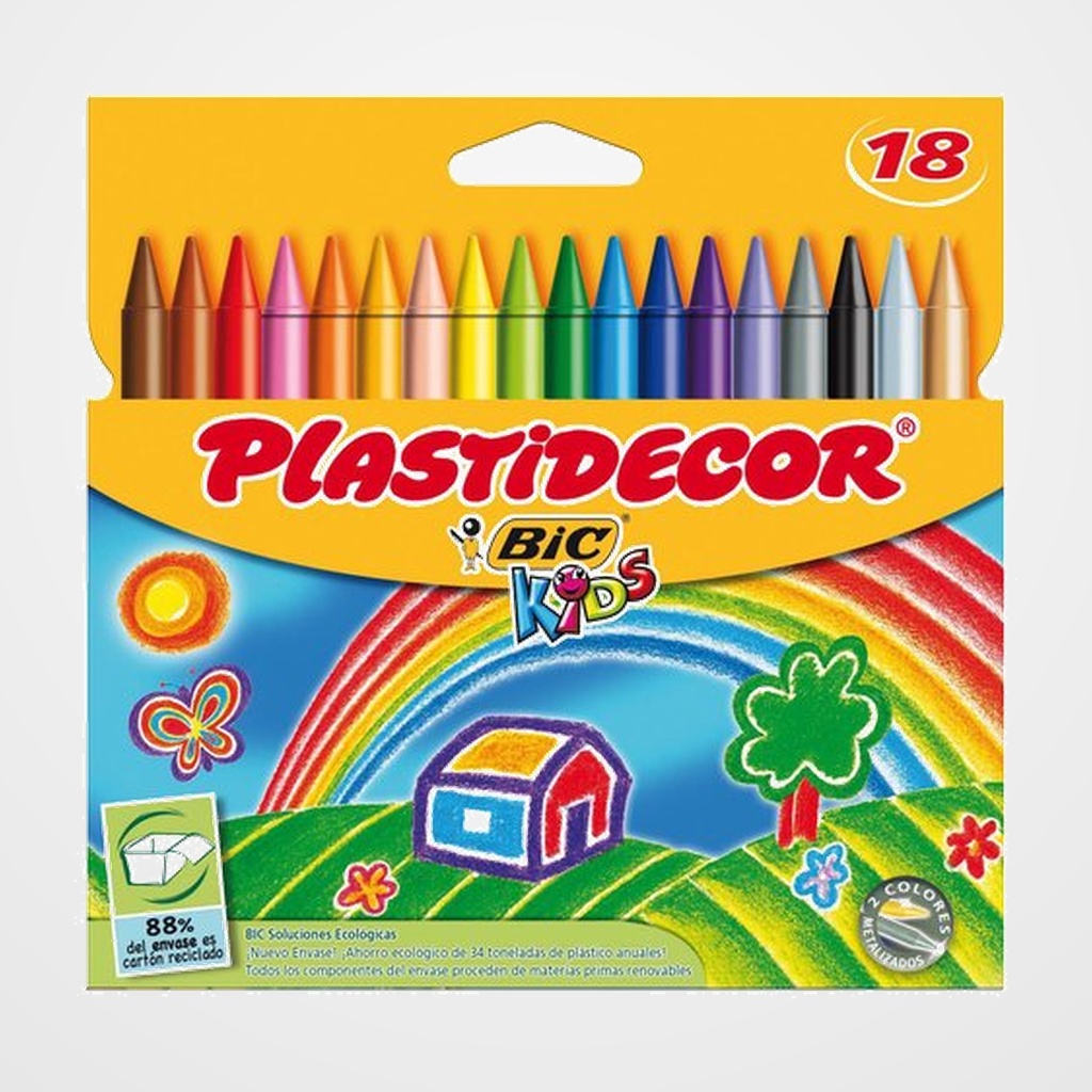 CERAS PLASTIDECOR ESTUCHE DE 18