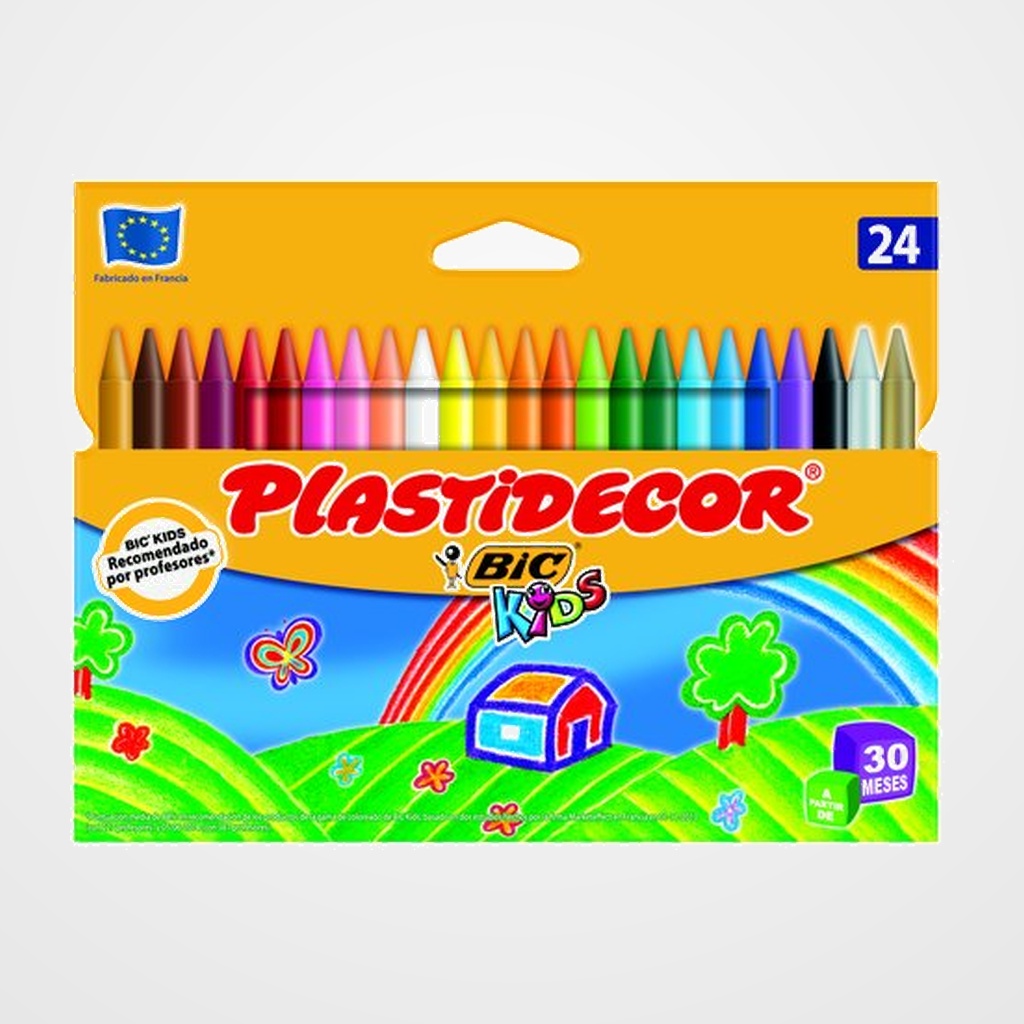 CERAS PLASTIDECOR ESTUCHE DE 24
