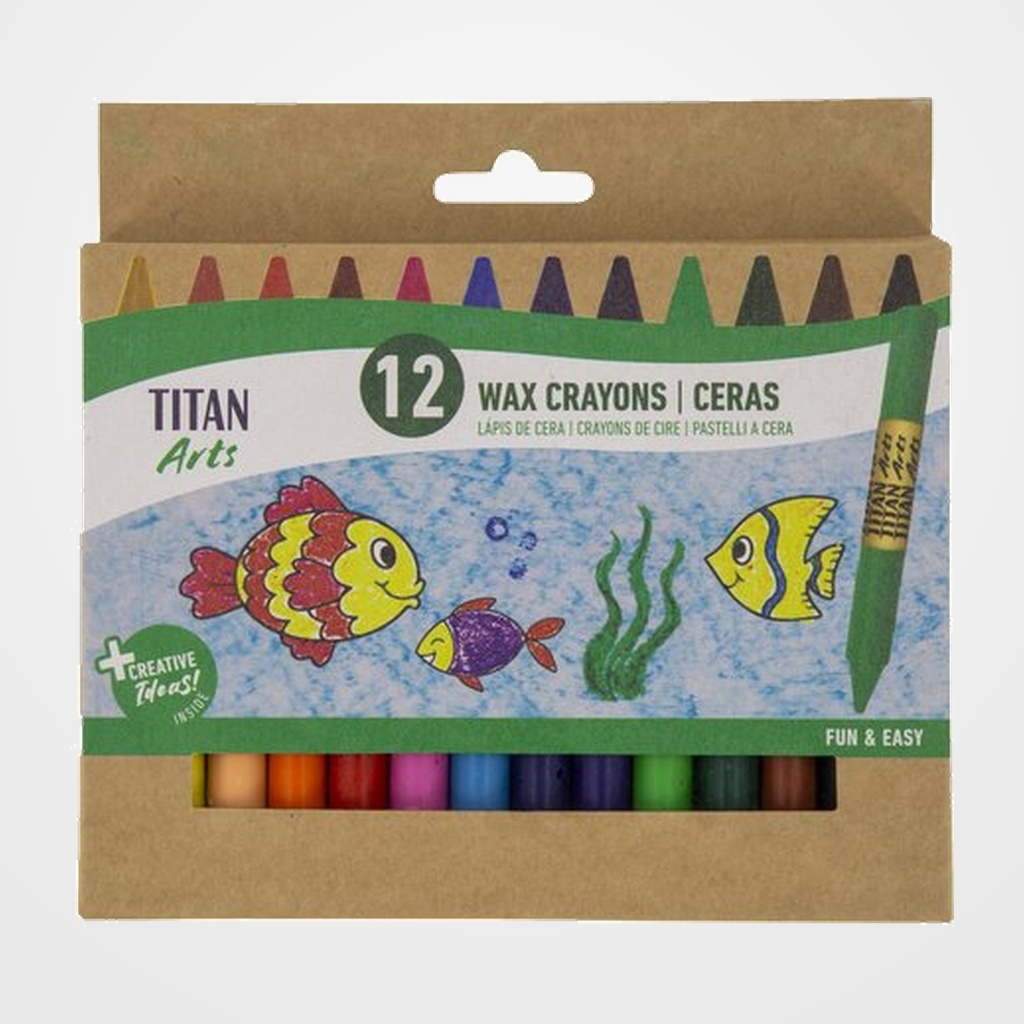 CERAS TITAN ARTS CREATIVE ESTUCHE de 12