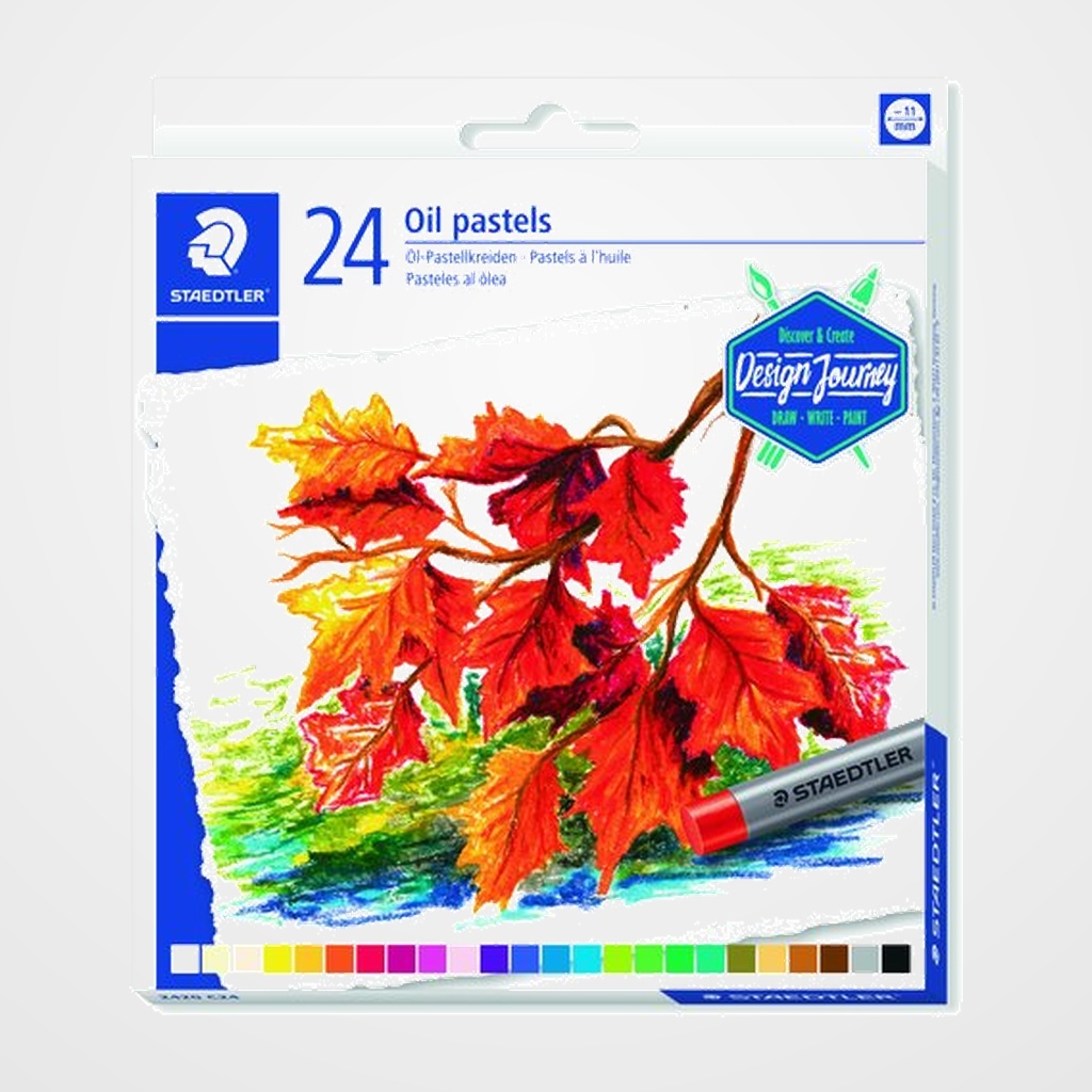CERAS PASTEL STAEDTLER 2420 DESIGN JOURNEY AL OLEO ESTUCHE de 24