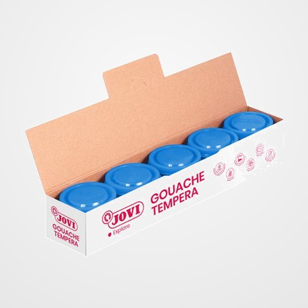 TEMPERA JOVI  35 ml (bote)  AZUL CYAN