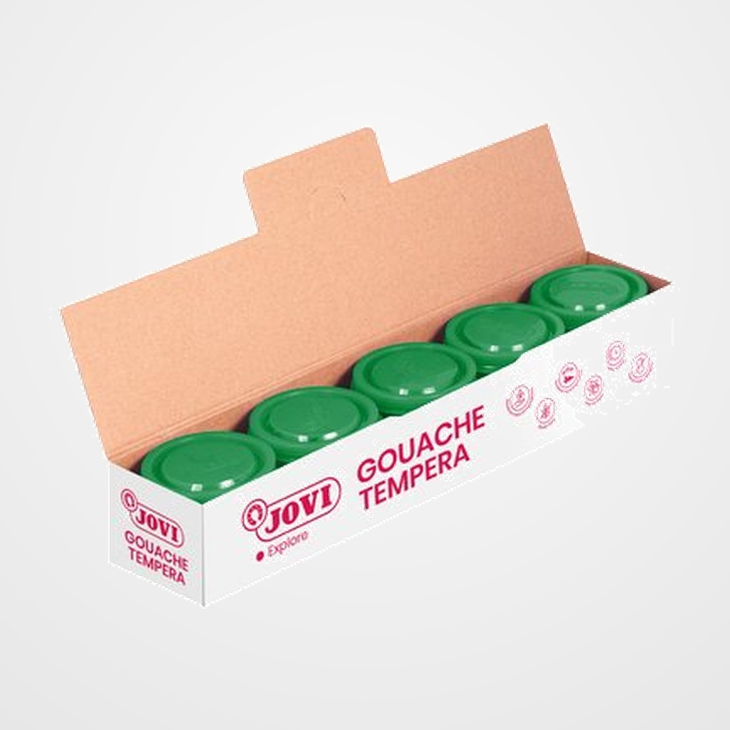 TEMPERA JOVI  35 ml (bote)  VERDE MEDIO