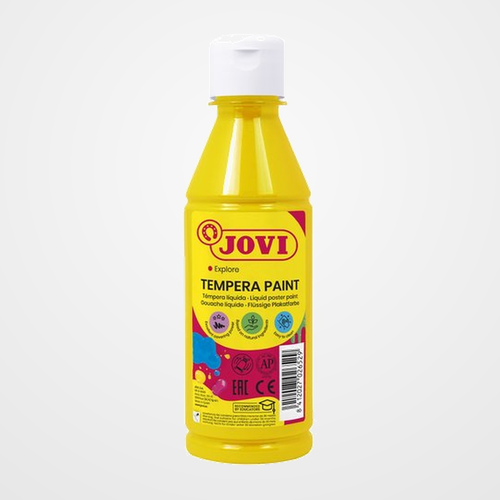 TEMPERA JOVI LIQUIDA  250 ml (botella) AMARILLO