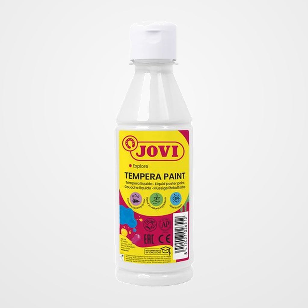 TEMPERA JOVI LIQUIDA  250 ml (botella) BLANCO