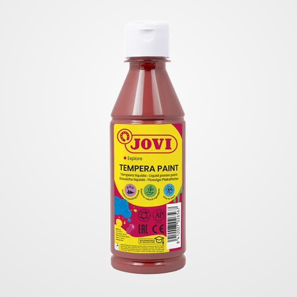 TEMPERA JOVI LIQUIDA  250 ml (botella) MARRON