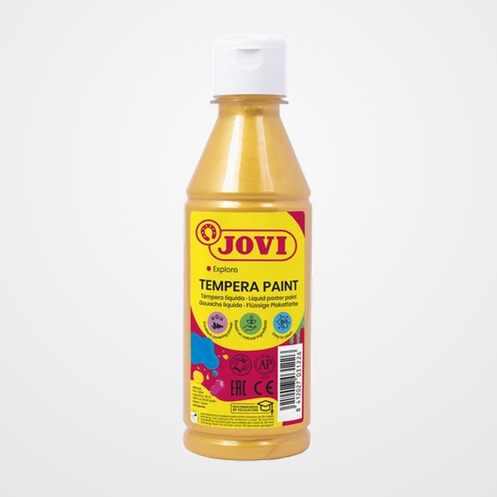 TEMPERA JOVI LIQUIDA  250 ml (botella) ORO METALIZADO