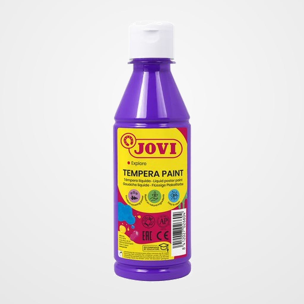 TEMPERA JOVI LIQUIDA  250 ml (botella) VIOLETA