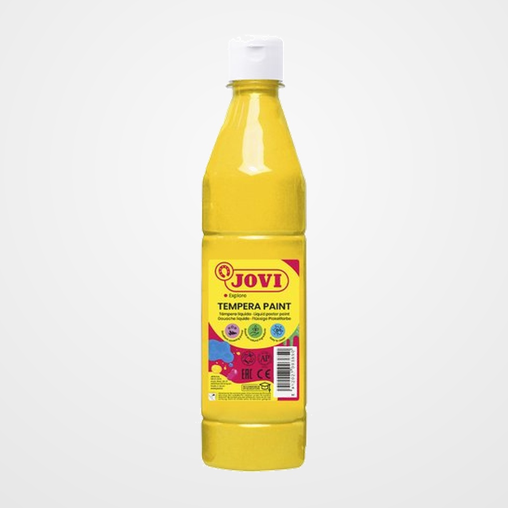 TEMPERA JOVI LIQUIDA  500 ml (botella) AMARILLO