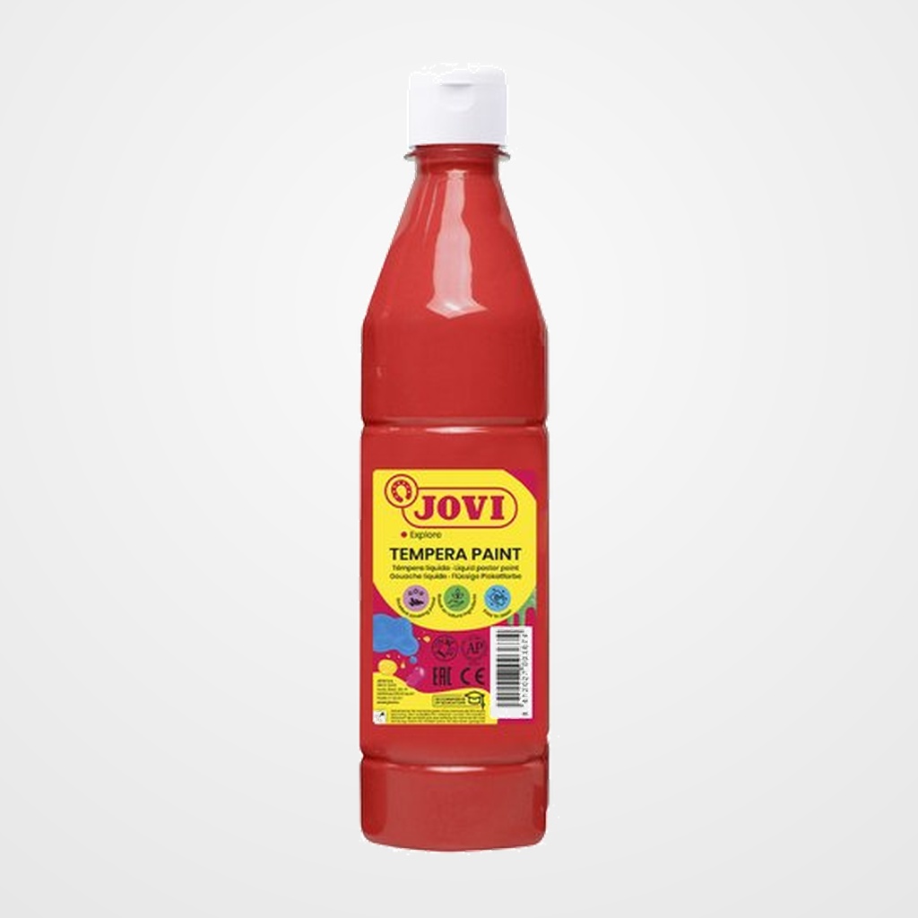 TEMPERA JOVI LIQUIDA  500 ml (botella) BERMELLON