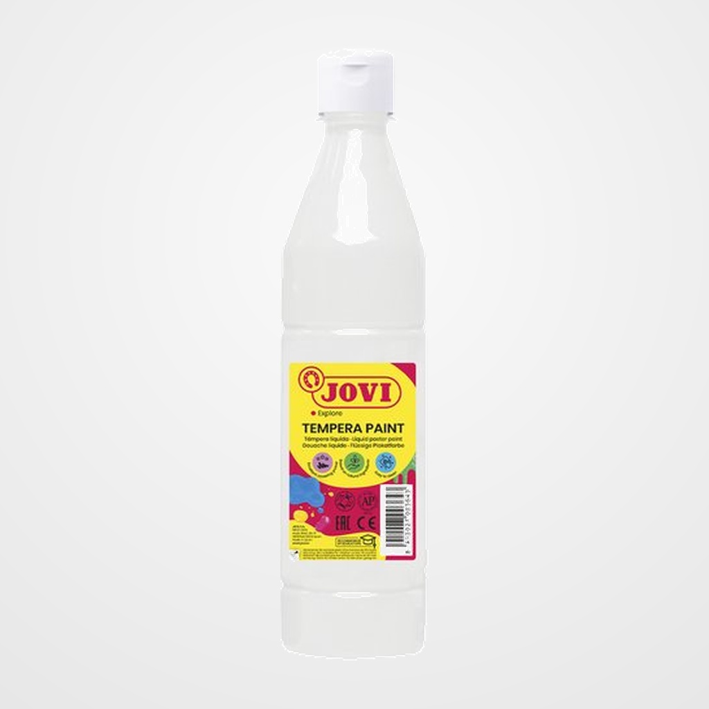 TEMPERA JOVI LIQUIDA  500 ml (botella) BLANCO
