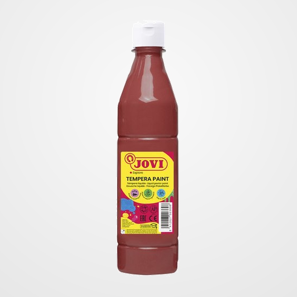 TEMPERA JOVI LIQUIDA  500 ml (botella) MARRON