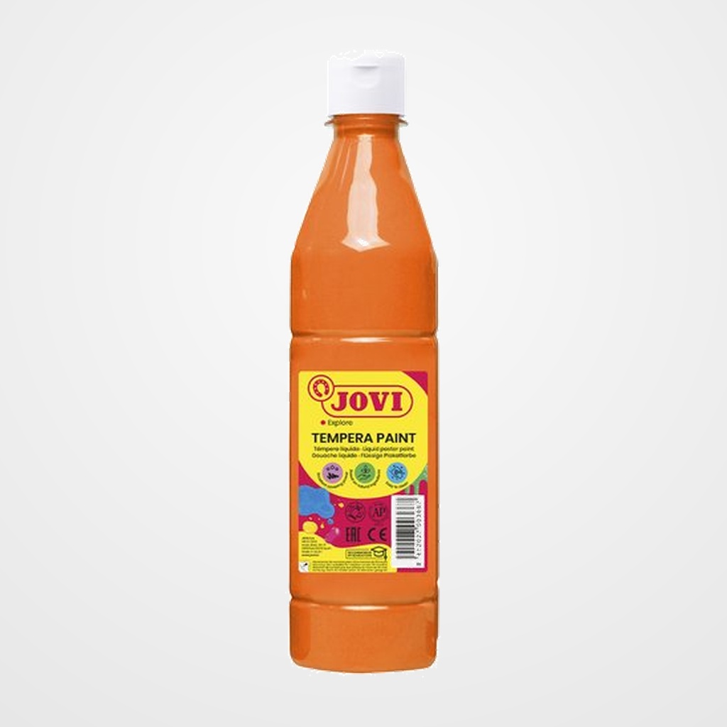 TEMPERA JOVI LIQUIDA  500 ml (botella) NARANJA