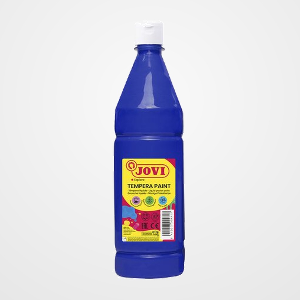 TEMPERA JOVI LIQUIDA 1000 ml (botella) AZUL ULTRA