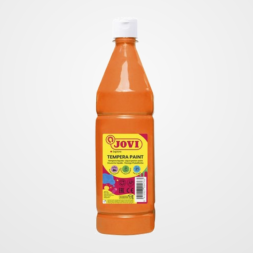 TEMPERA JOVI LIQUIDA 1000 ml (botella) NARANJA