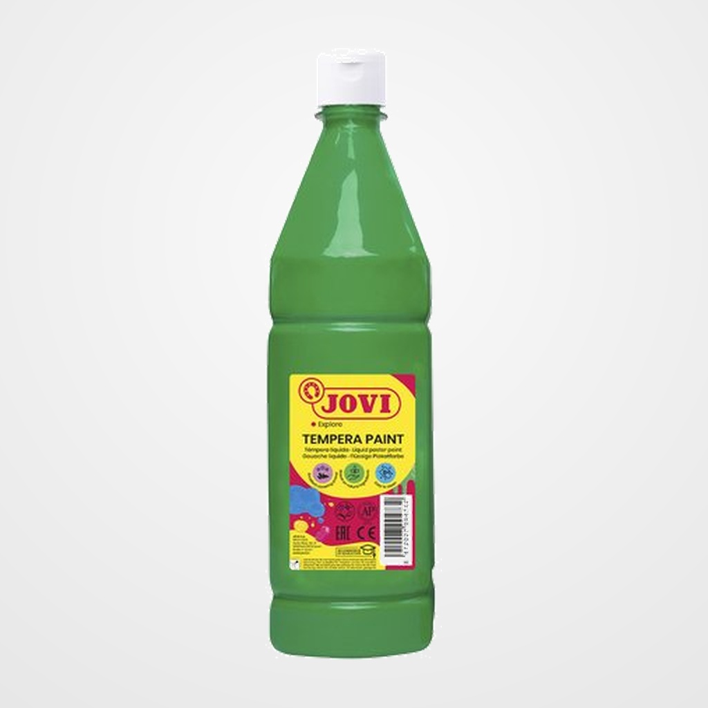 TEMPERA JOVI LIQUIDA 1000 ml (botella) VERDE MEDIO