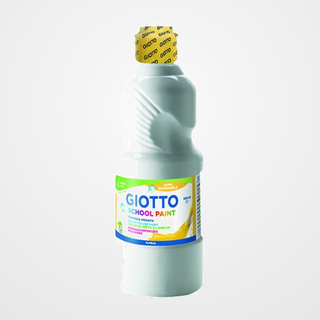 TEMPERA GIOTTO MAS LAVABLE LIQUIDA 500 ml (botella) BLANCO