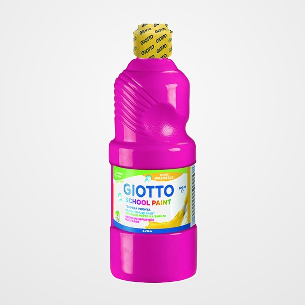 TEMPERA GIOTTO MAS LAVABLE LIQUIDA 500 ml (botella) MAGENTA