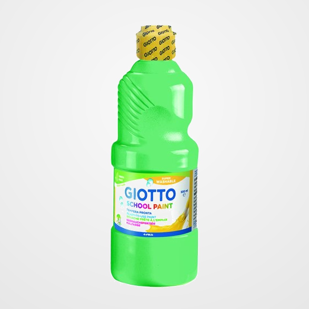 TEMPERA GIOTTO MAS LAVABLE LIQUIDA 500 ml (botella) TURQUESA