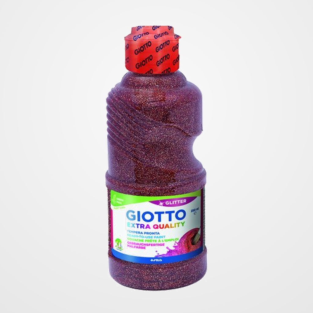 TEMPERA GIOTTO LIQUIDA GLITTER 250 ml (botella) BRONCE