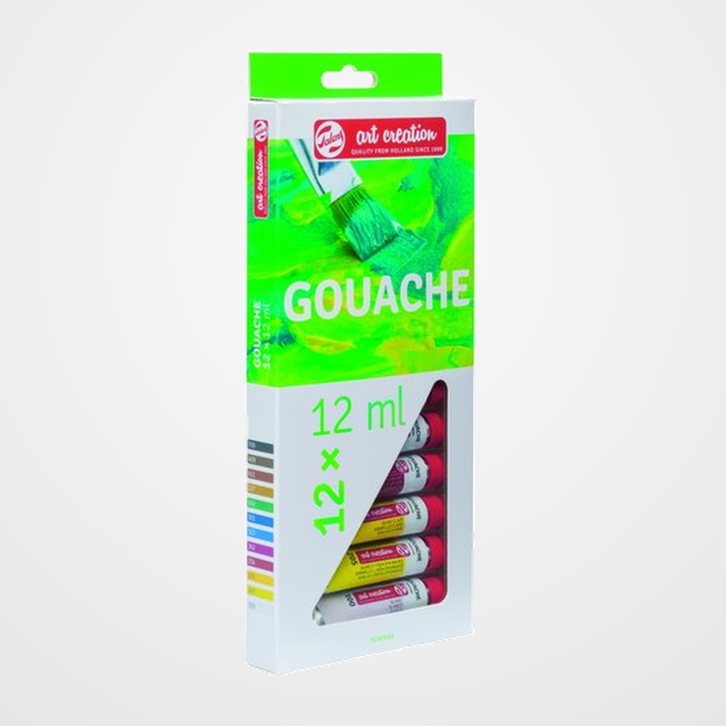 TEMPERA TALENS ART CREATION SET INICIACION 12 ml (Tubo) ESTUCHE de 12