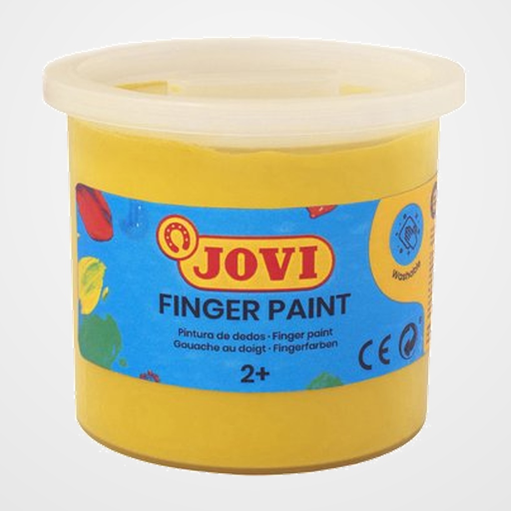 PINTURA de DEDOS JOVI 125 ml (bote) AMARILLO