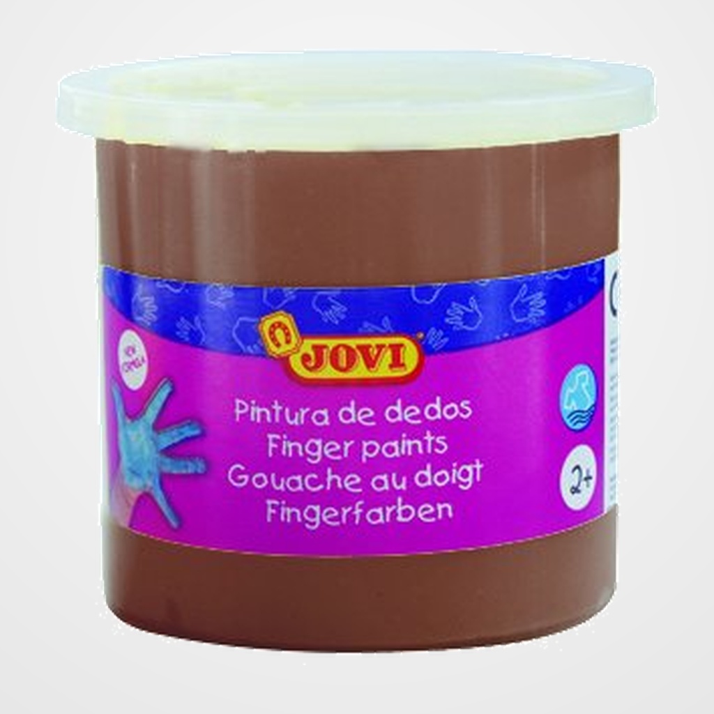 [23501000] PINTURA de DEDOS JOVI 125 ml (bote) MARRON