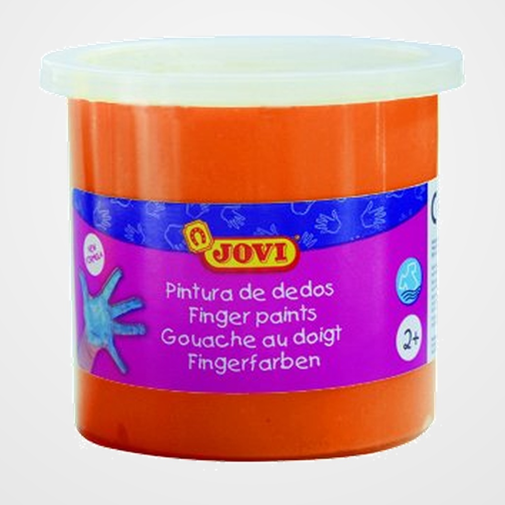 PINTURA de DEDOS JOVI 125 ml (bote) NARANJA
