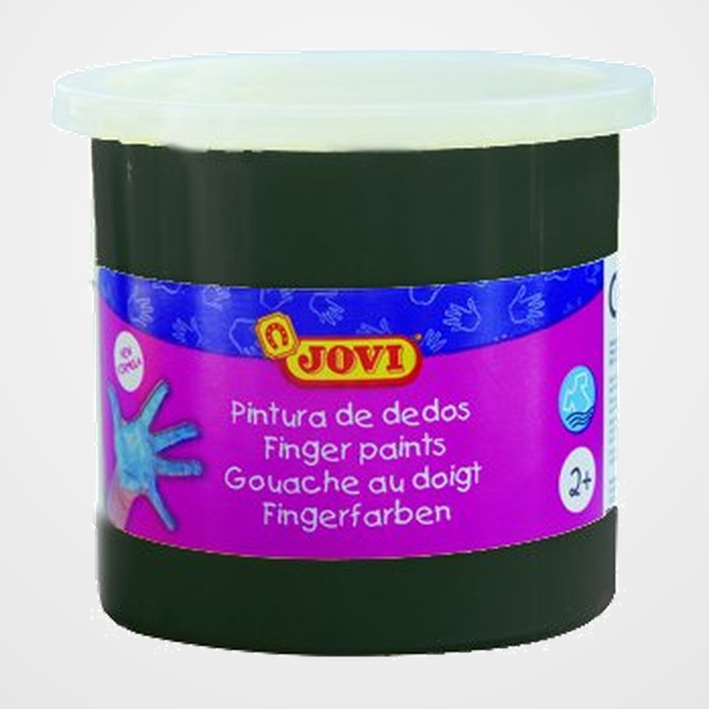 [23501014] PINTURA de DEDOS JOVI 125 ml (bote) NEGRO