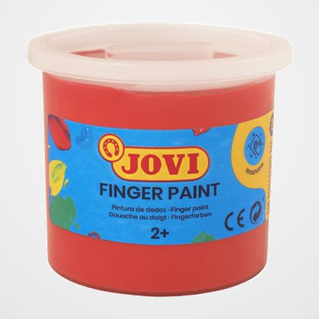 PINTURA de DEDOS JOVI 125 ml (bote) ROJO