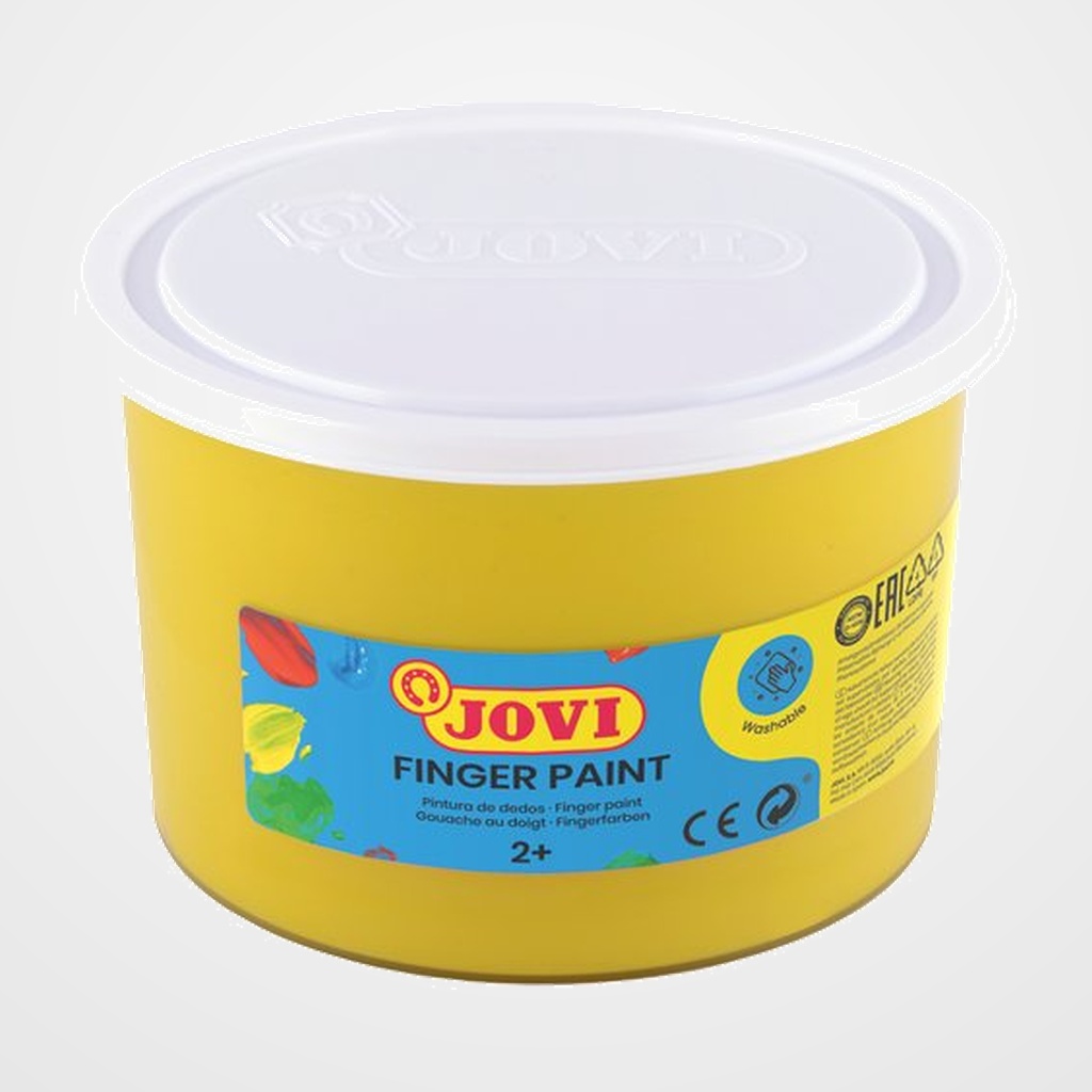 PINTURA de DEDOS JOVI 500 ml (bote) AMARILLO