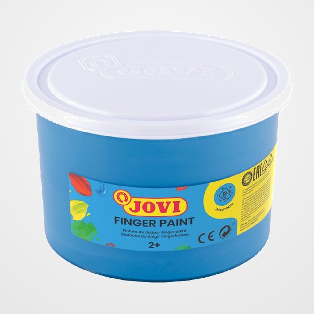PINTURA de DEDOS JOVI 500 ml (bote) AZUL