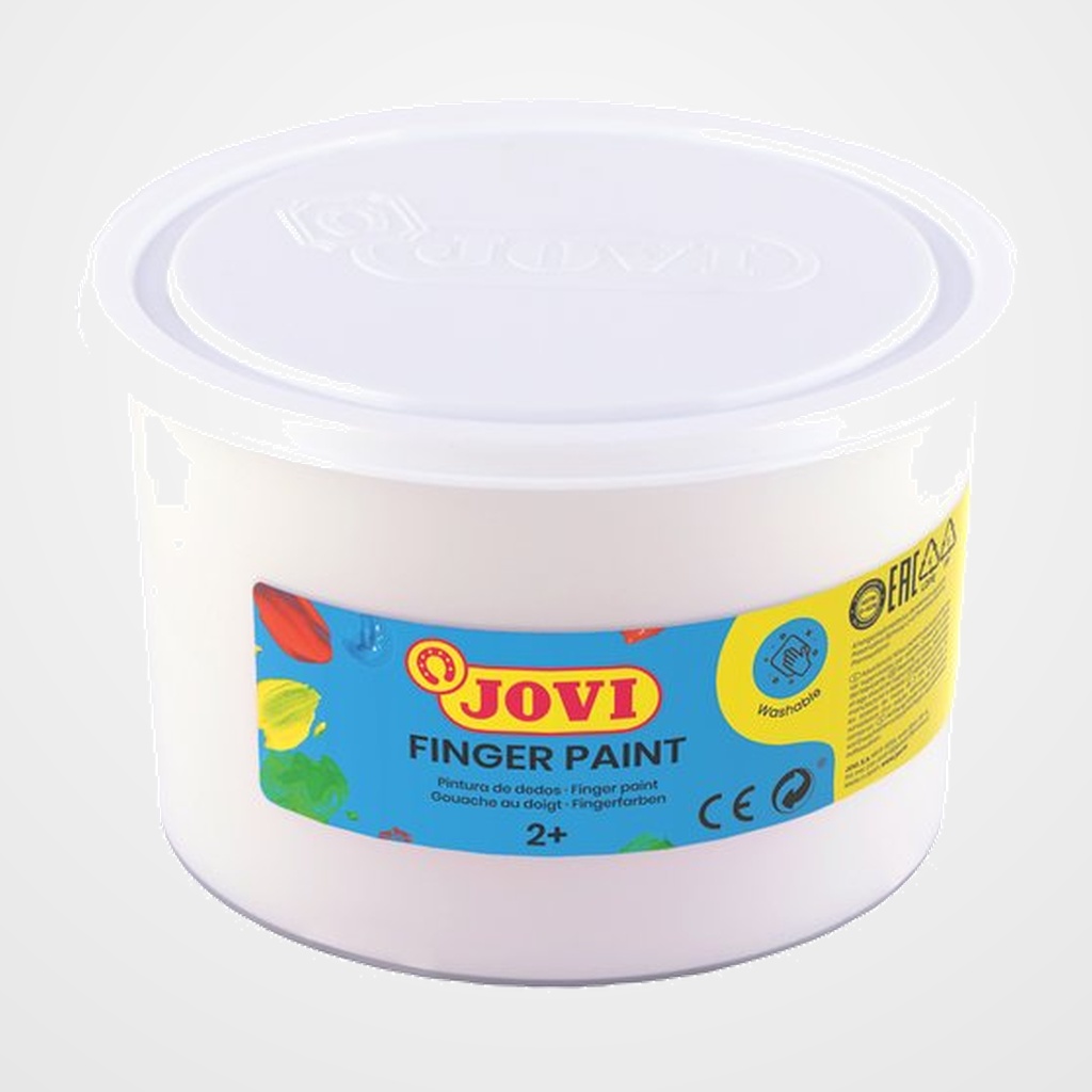 PINTURA de DEDOS JOVI 500 ml (bote) BLANCO