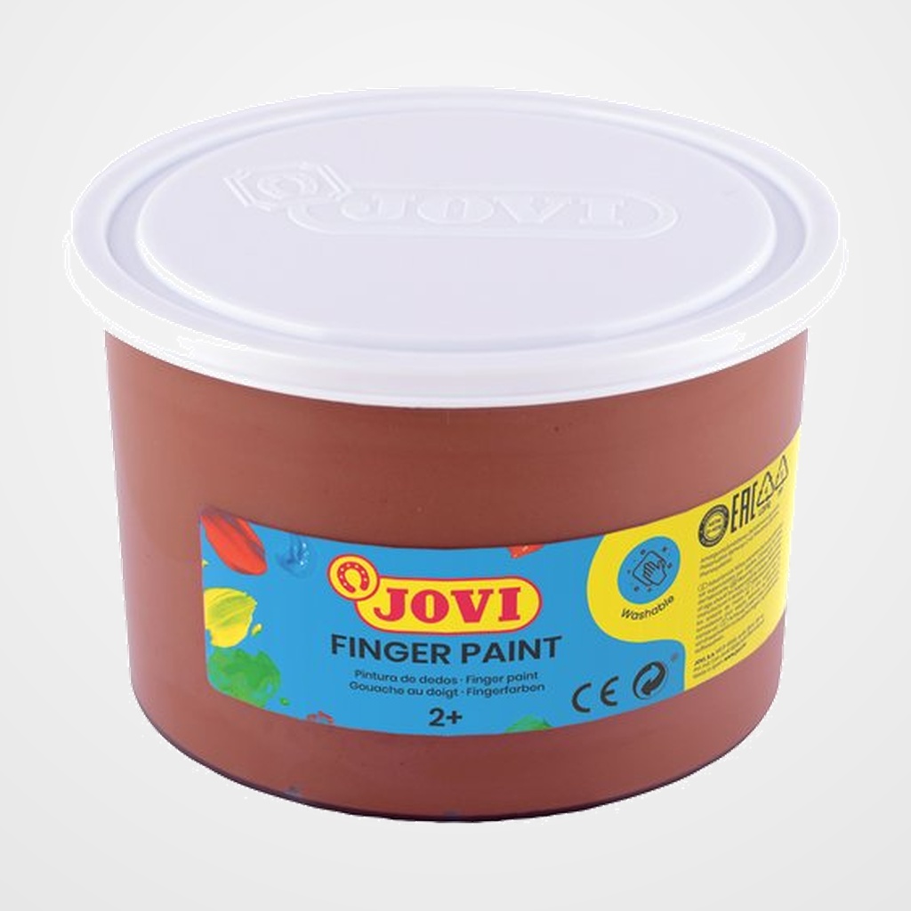 PINTURA de DEDOS JOVI 500 ml (bote) MARRON